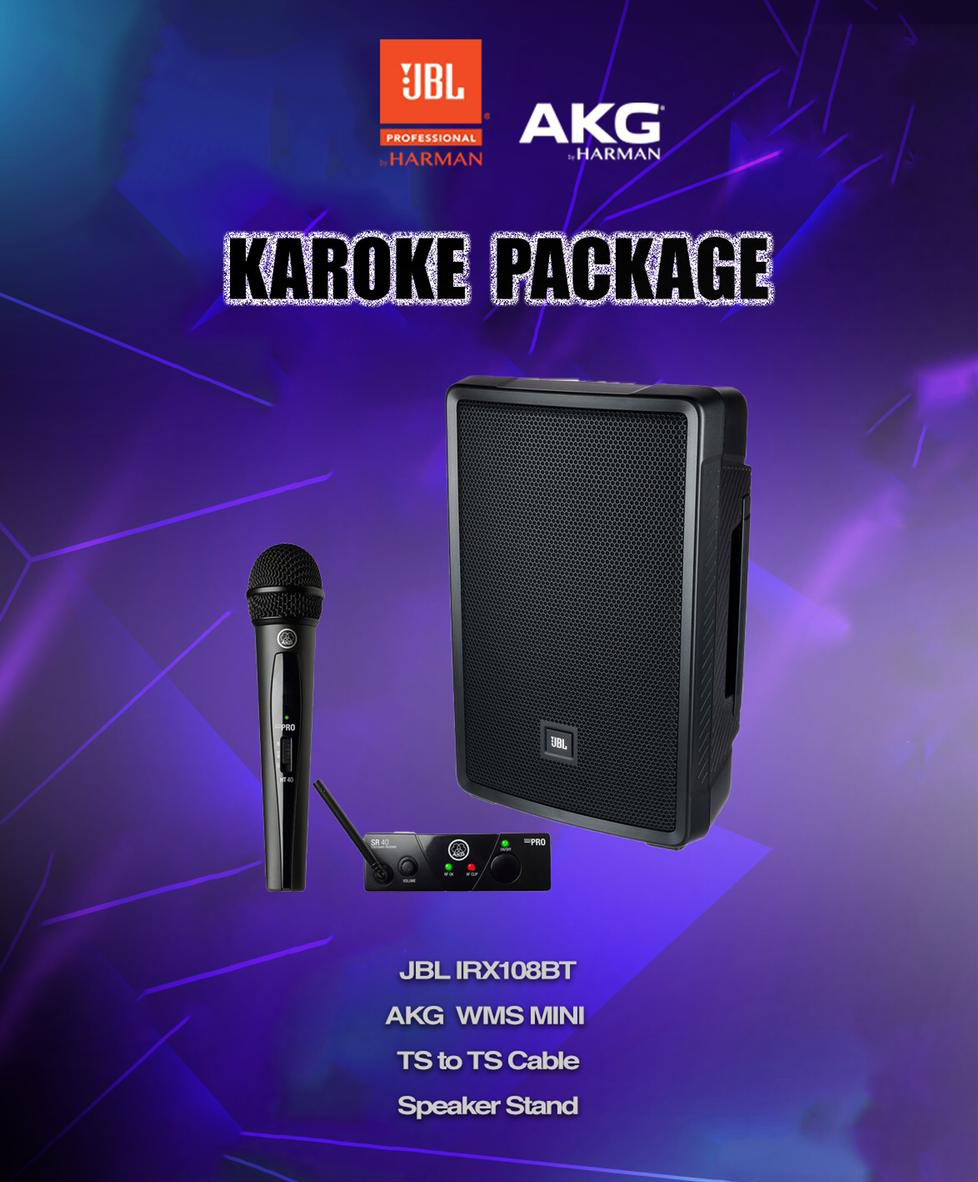 JBL & AKG Semi Professional Home Karaoke Package